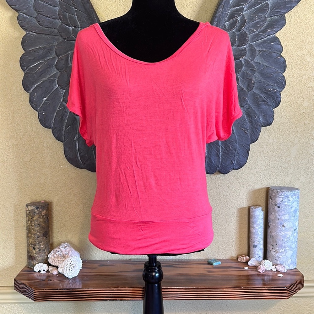 American Dream Open Back Tee Shirt